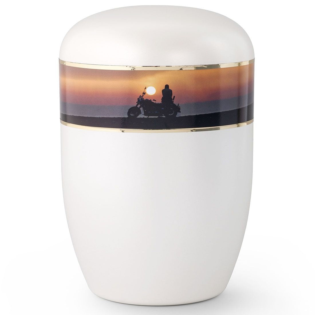 Sunset Biker Motorcycle Urn