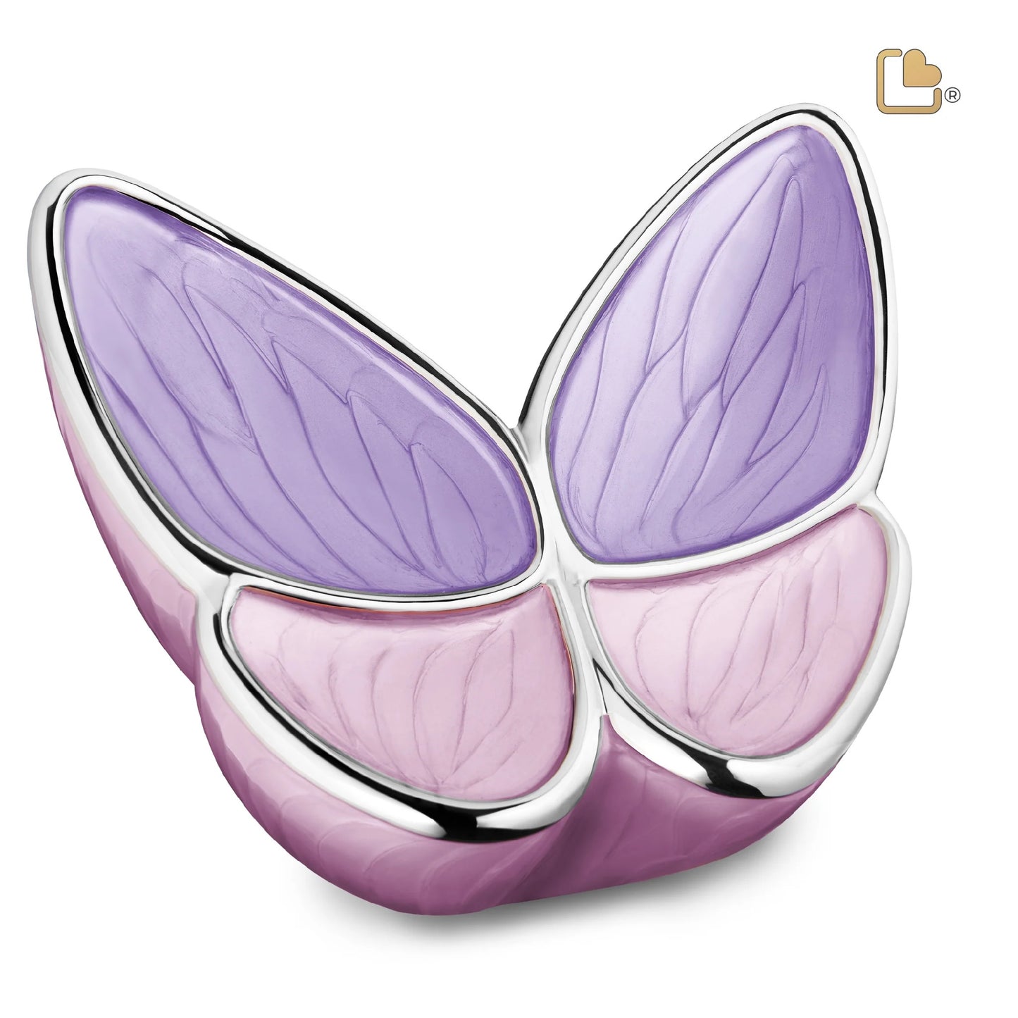 Purple and Lavender Butterfly Urn