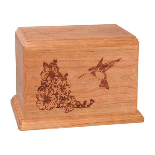 Hummingbird Urn for Ashes Newport Laser Etched.