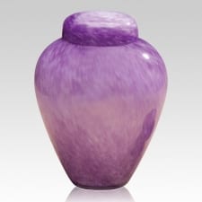 Moonlit Glass Cremation Urn