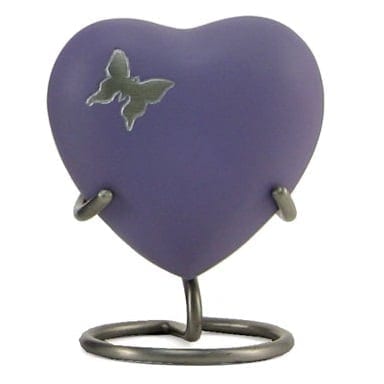 Aria Butterfly Keepsake Heart