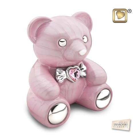 Pink Teddy Bear Urn