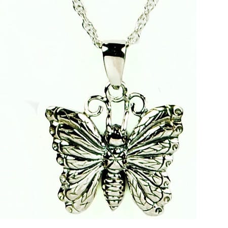 Butterfly Silver Jewelry for Ashes