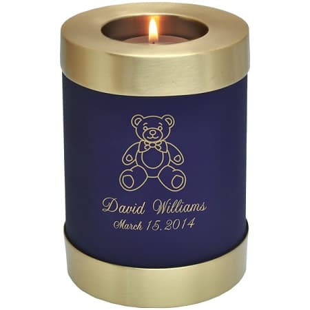 Teddy Bear Candle Urn