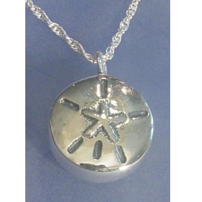 Sand Dollar Cremation Necklace