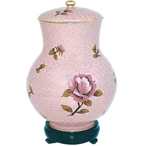 Dusty Rose Urn