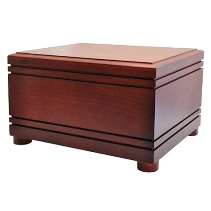 Grooved Extra Large Hardwood Urn