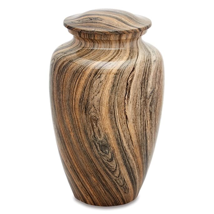 Extra Large Woodgrain Design Urn