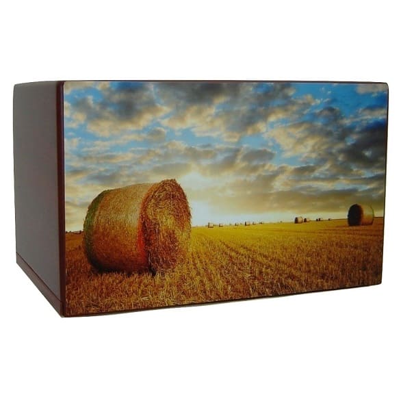 Golden Sunset Farm Urn