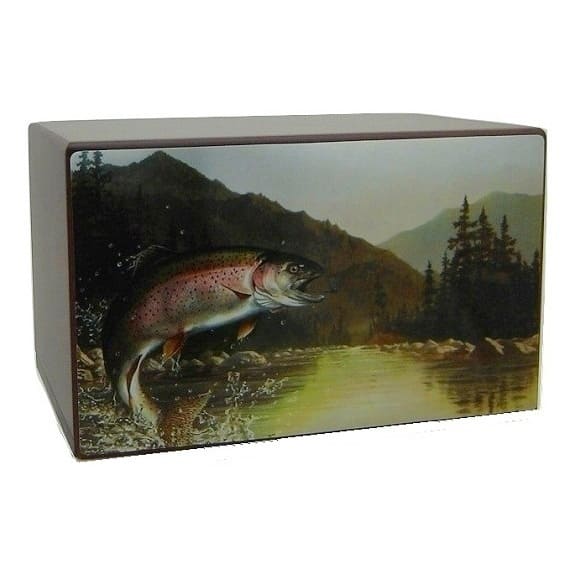 Man vs Large Mouth Bass Urn
