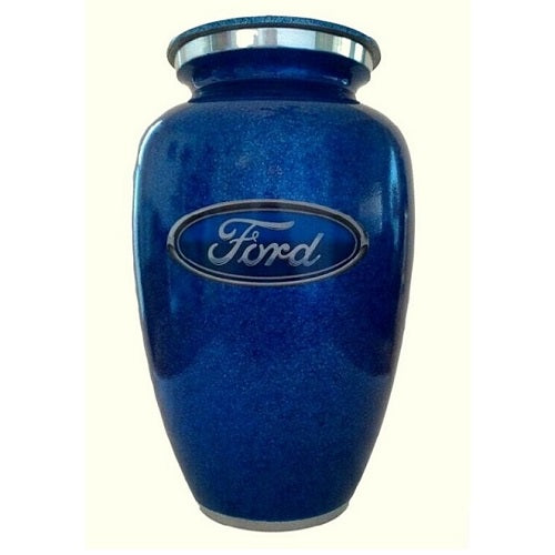 Ford Blue Urn for Ashes