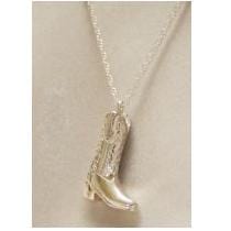 Cowboy Boot Cremation Neckace