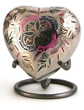 Kaleidescope Heart Urn