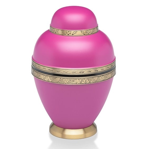 Magenta Sky Pink Urn