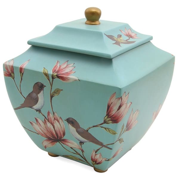 Magnolia Lovebirds Urn