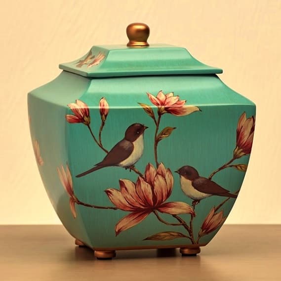 Magnolia Lovebirds Urn