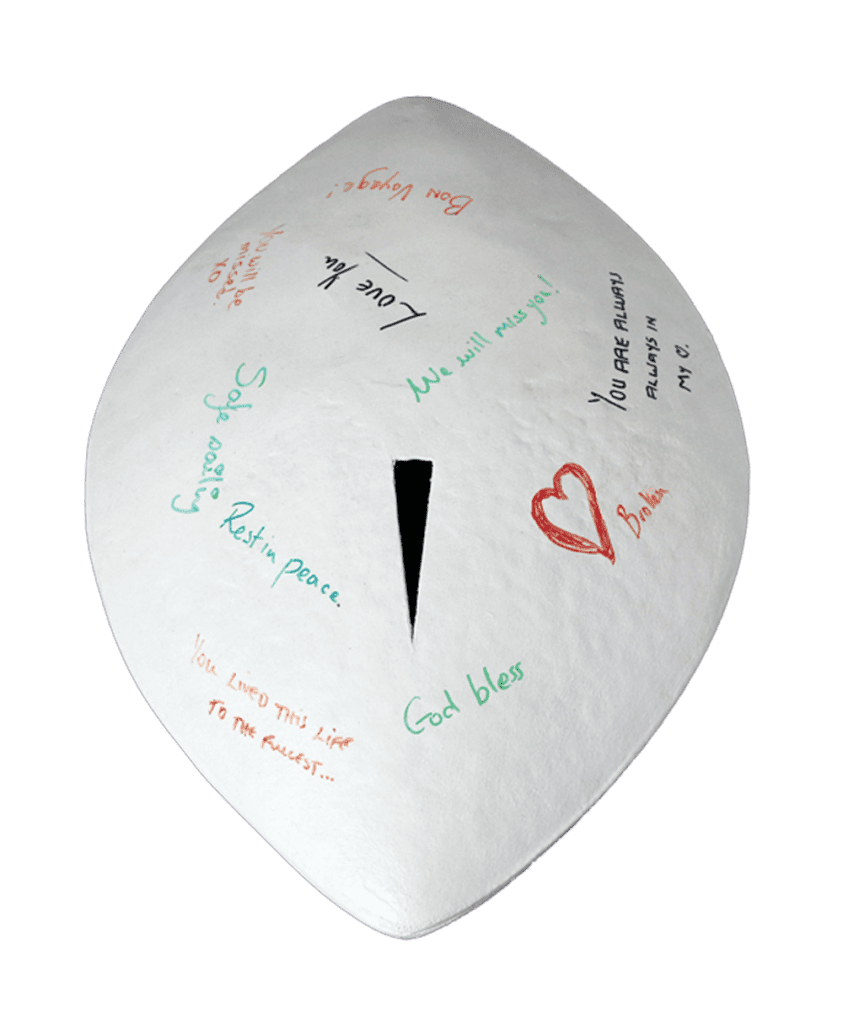 Messages Biodegradable Urn White