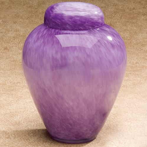 Moonlit Glass Cremation Urn