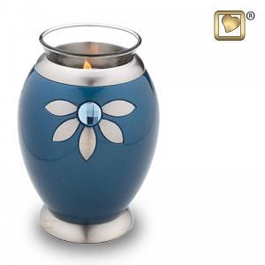 Nirvana Azure Candle Urn