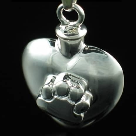 Pet Ashes Heart Pendant