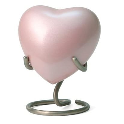 Satori Pink Heart Keepsake Urn