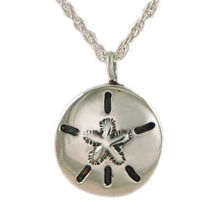 Sand Dollar Cremation Necklace