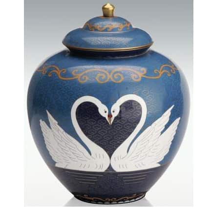 Swan Lake Urn for Two
