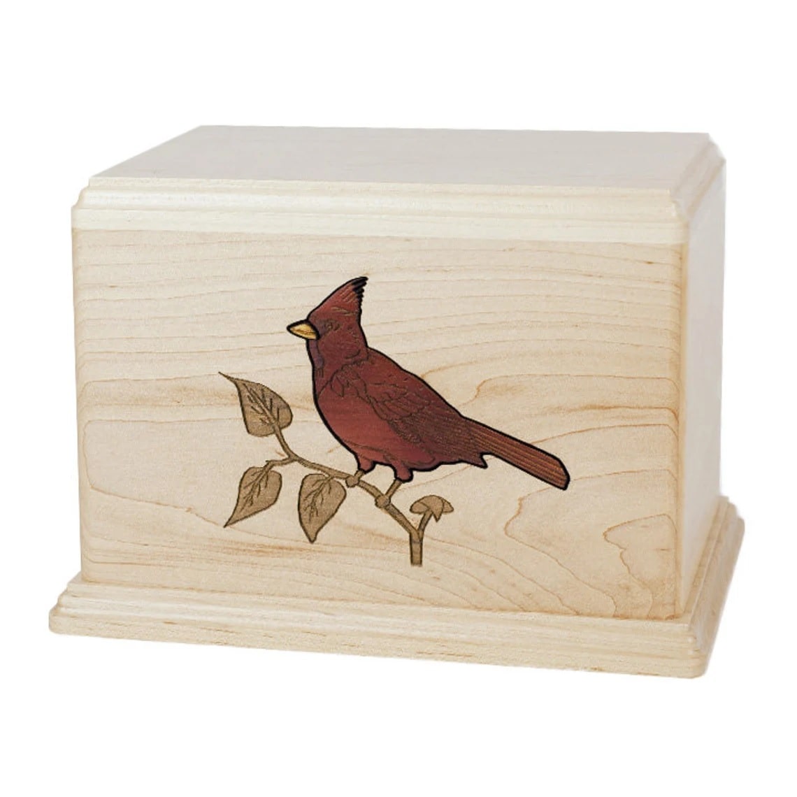 Red Cardinal in Maple Wood Extra Large  Irm