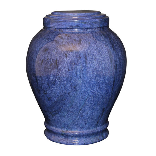Blue Marble Urn for Ashes Burial Urn