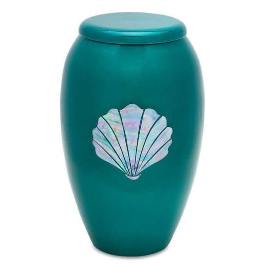 Mother of Pearl Shell Urn for Ashes