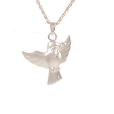 Dove Cremation Urn Necklace