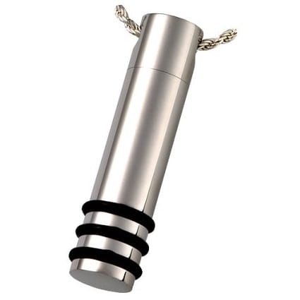 Men's Stainless Steel Classic Cylinder Pendant