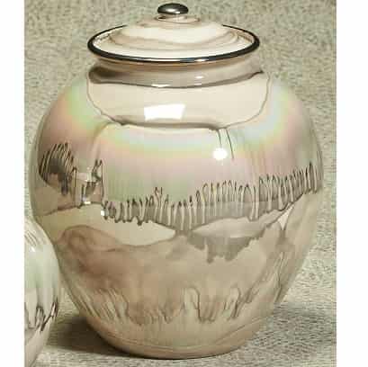 Corona Sand Ceramic Urn