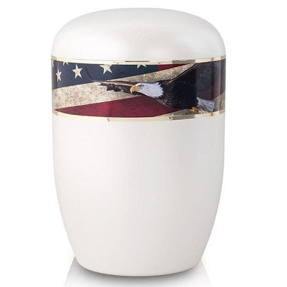 Patriotic Biodegradable Urn