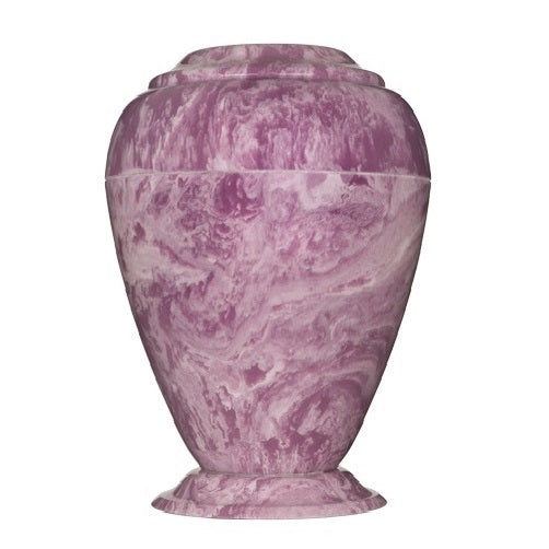 Purple Grecian Marble Urn