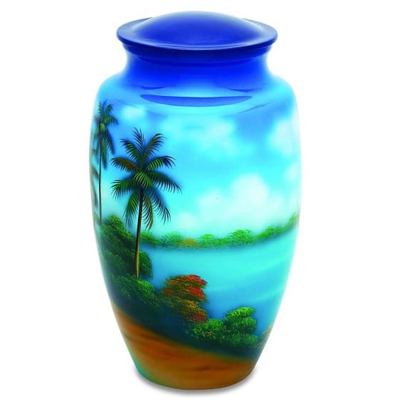 Tropical Breezes Beach Urn