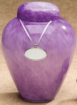 Moonlit Glass Cremation Urn