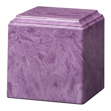 Large Purple Marble Urn