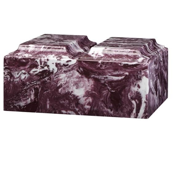 Merlot Marble Urn for Two