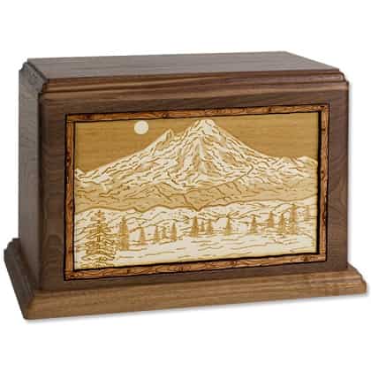 Mountain Vista Walnut Extra Large Capacity Urn